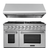 ProlineRangeHoods.com: Save 10% on the PLSR 48" Dual Fuel Range, double ovens, 8 burners & PLJW 109 hood centerpiece.