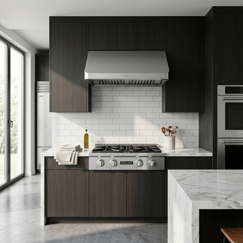 Proline PLST 30" Gas Range + PLJW 121 Under-Cabinet Range Hood 30" Bundle — Save 10%