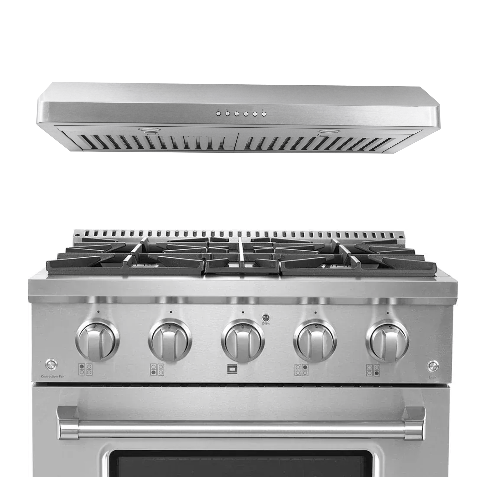 ProlineRangeHoods.com: Bundle includes PLSR 30" all-gas range, PLJW 185 hood—get both at 10% off!.