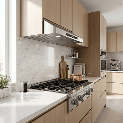 Proline PLST 30" Gas Range + PLSW 185 Elite Dream Home Under-Cabinet Range Hood 30" Bundle — Save 10%