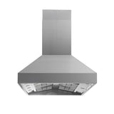 ProlineRangeHoods.com Island Range Hood, model PLGI 104 304SS, is modern, weather-resistant, and boasts 1200 CFM.