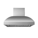 ProlineRangeHoods.com: The PLGW WC BBQ Pro is a 2000 CFM 304 SS wall-mount outdoor hood with a modern curved design.