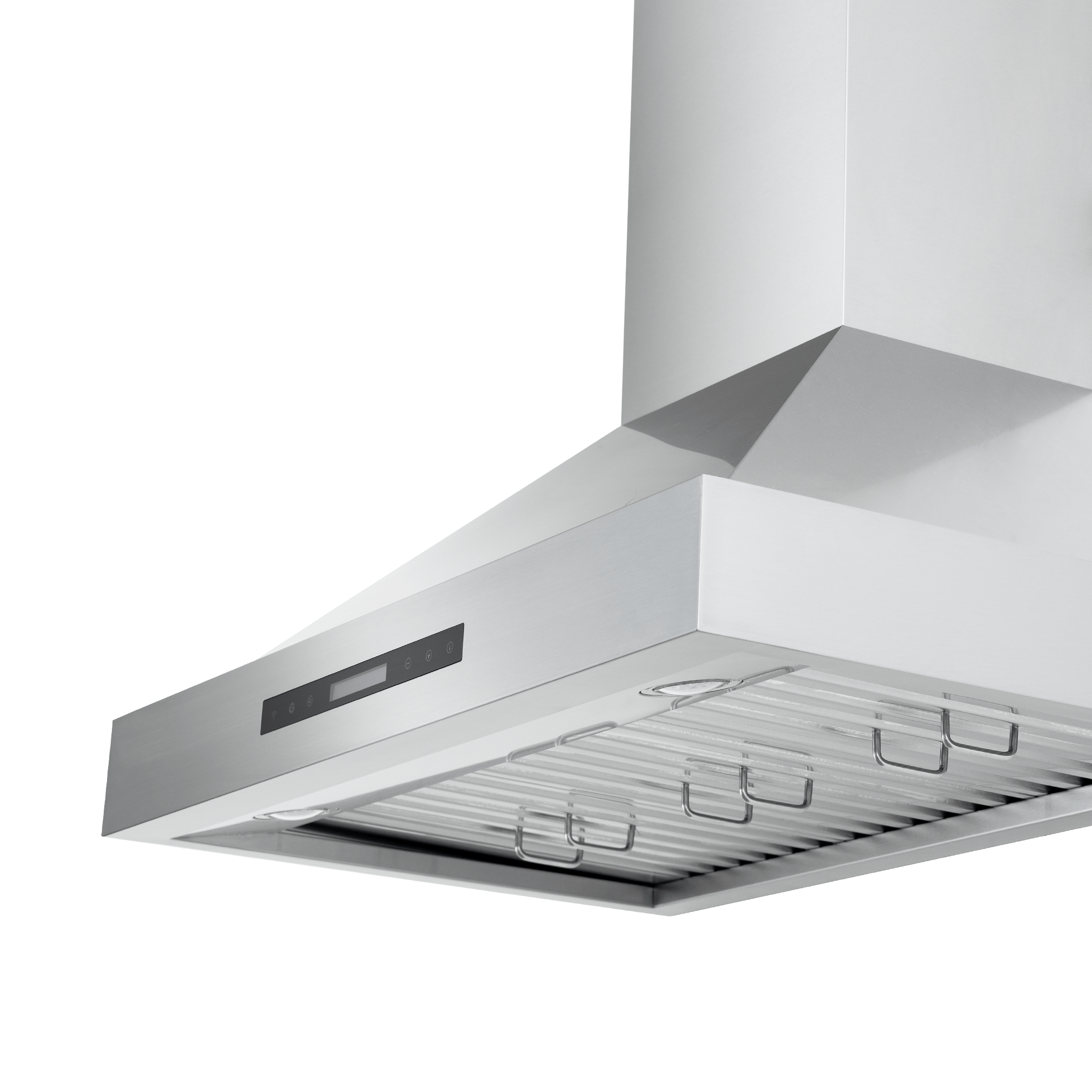 Proline King Air range hood in stainless steel from Dream Home Series, shown below; ProlineRangeHoods.com.
