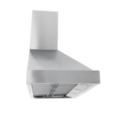 Proline King Air stainless range hood, wall-mounted, built-in lights, Dream Home Series. ProlineRangeHoods.com.