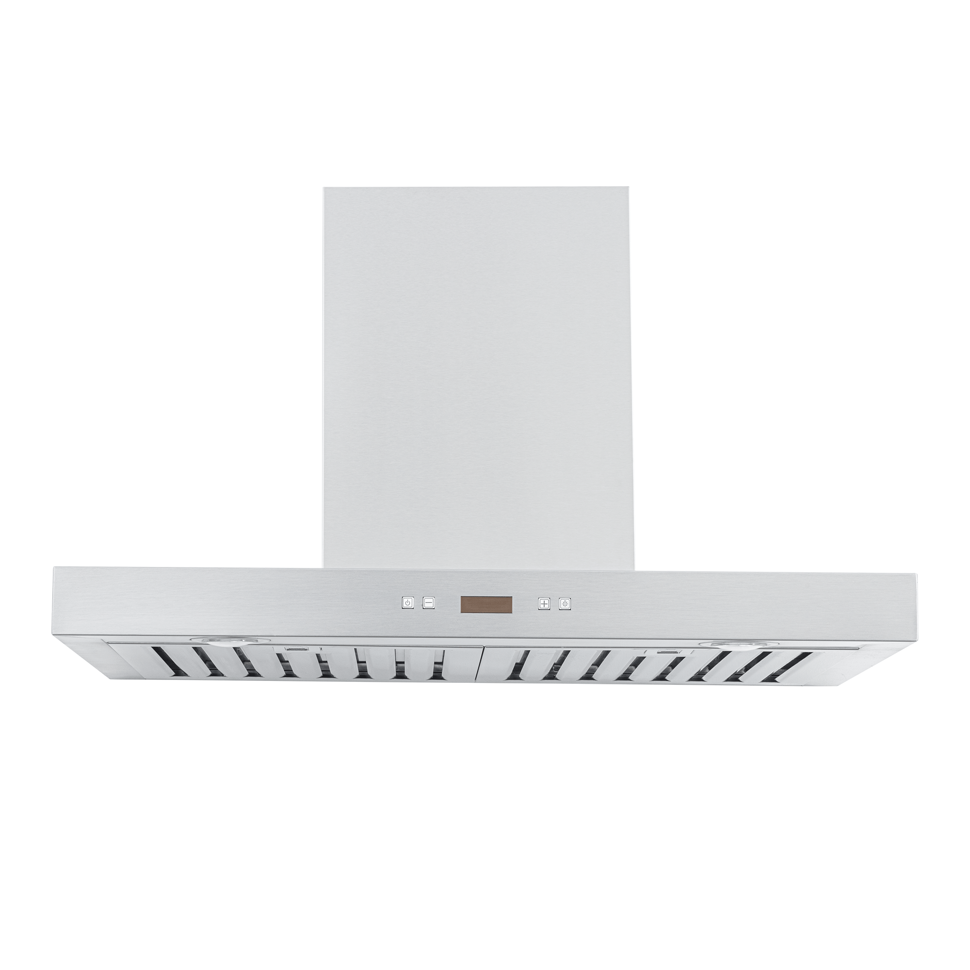The Proline PLFW 750 Wall Mounted Range Hood by ProlineRangeHoods.com features a stainless finish, 900/1100 CFM, and an LED display.
