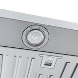 Check out ProlineRangeHoods.com: The PLFW 750 Wall Mounted Range Hood in stainless steel features efficient 900/1100 CFM airflow.