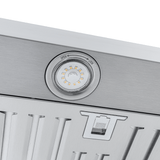 Check out ProlineRangeHoods.com: The PLFW 750 Wall Mounted Range Hood in stainless steel features efficient 900/1100 CFM airflow.