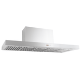 Proline PLFW 750 ducted hood: stainless finish, vent slats, digital panel; 900/1100 CFM. ProlineRangeHoods.com.