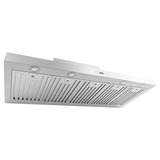 ProlineRangeHoods.com PLFW 750 ducted wall range hood, stainless steel, built-in lights, vent grilles, 900/1100 CFM.