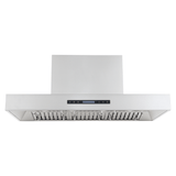 Proline PLFW 755 Ducted Wall Range Hood with 1100 CFM, controls, SS filters, outdoor finish. ProlineRangeHoods.com.