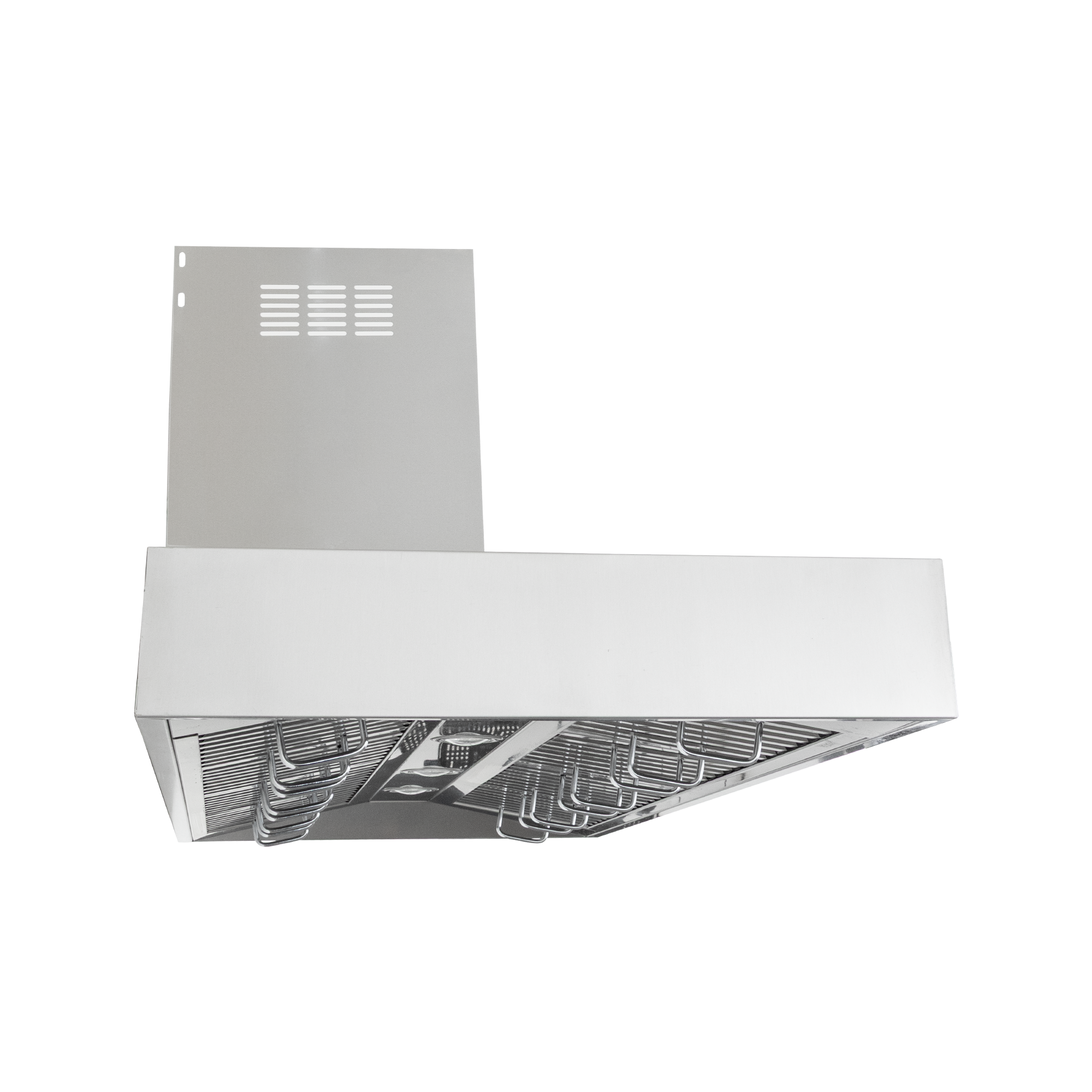 Proline PLFW 755 range hood by Proline Range Hoods in stainless steel with 1100 CFM dual motors, at ProlineRangeHoods.com.