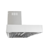 Proline PLFW 755 range hood by Proline Range Hoods in stainless steel with 1100 CFM dual motors, at ProlineRangeHoods.com.