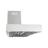 Proline PLFW 755 range hood by Proline Range Hoods in stainless steel with 1100 CFM dual motors, at ProlineRangeHoods.com.