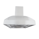 ProlineRangeHoods.com PLGI BBQ Pro Island Hood: 304 stainless, curved design, 2000 CFM—great for outdoor kitchens.