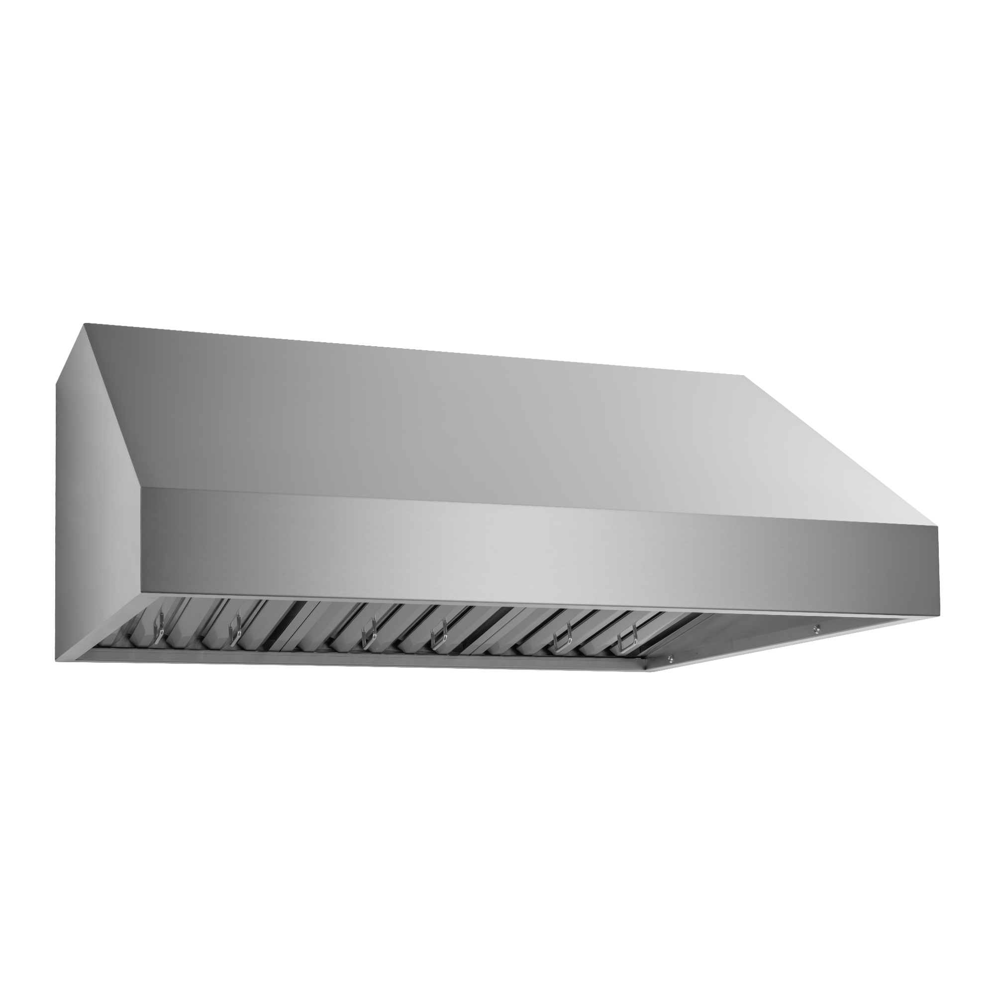 ProlineRangeHoods.com: PLGW BBQ ULTRA UC HE stainless steel outdoor range hood with dual blowers and baffle filters.