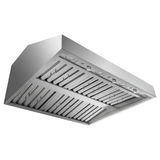 ProlineRangeHoods.com: Outdoor PLGW BBQ ULTRA UC HE range hood with 400 CFM blowers, baffle filters, and lights.