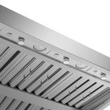 Proline Range Hoods PLGW BBQ ULTRA UC HE stainless steel hood at ProlineRangeHoods.com with 3 baffle filters and LEDs.