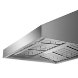 ProlineRangeHoods.com: Stainless steel PLGW BBQ ULTRA UC HE range hood with baffle filters and dual HE blowers.