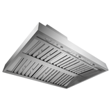 Proline Range Hoods PLGW WC BBQ HE stainless steel wall mount hood with filters and lights. ProlineRangeHoods.com.