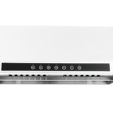 Proline PLJW 101 under-cabinet hood control panel, stainless finish, 1000/2000 CFM. ProlineRangeHoods.com.