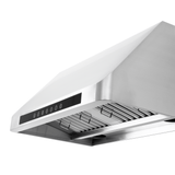 The Proline PLJW 101 under-cabinet hood has a sleek stainless finish, 1000/2000 CFM power. ProlineRangeHoods.com.