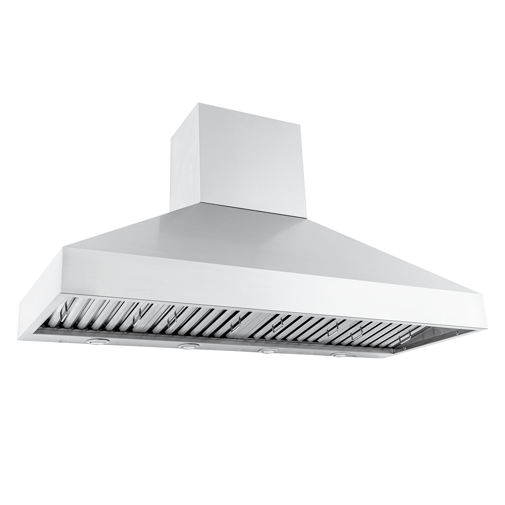 Proline PLJW 104 outdoor range hood, stainless steel, 1200 CFM, dishwasher-safe filters. ProlineRangeHoods.com.