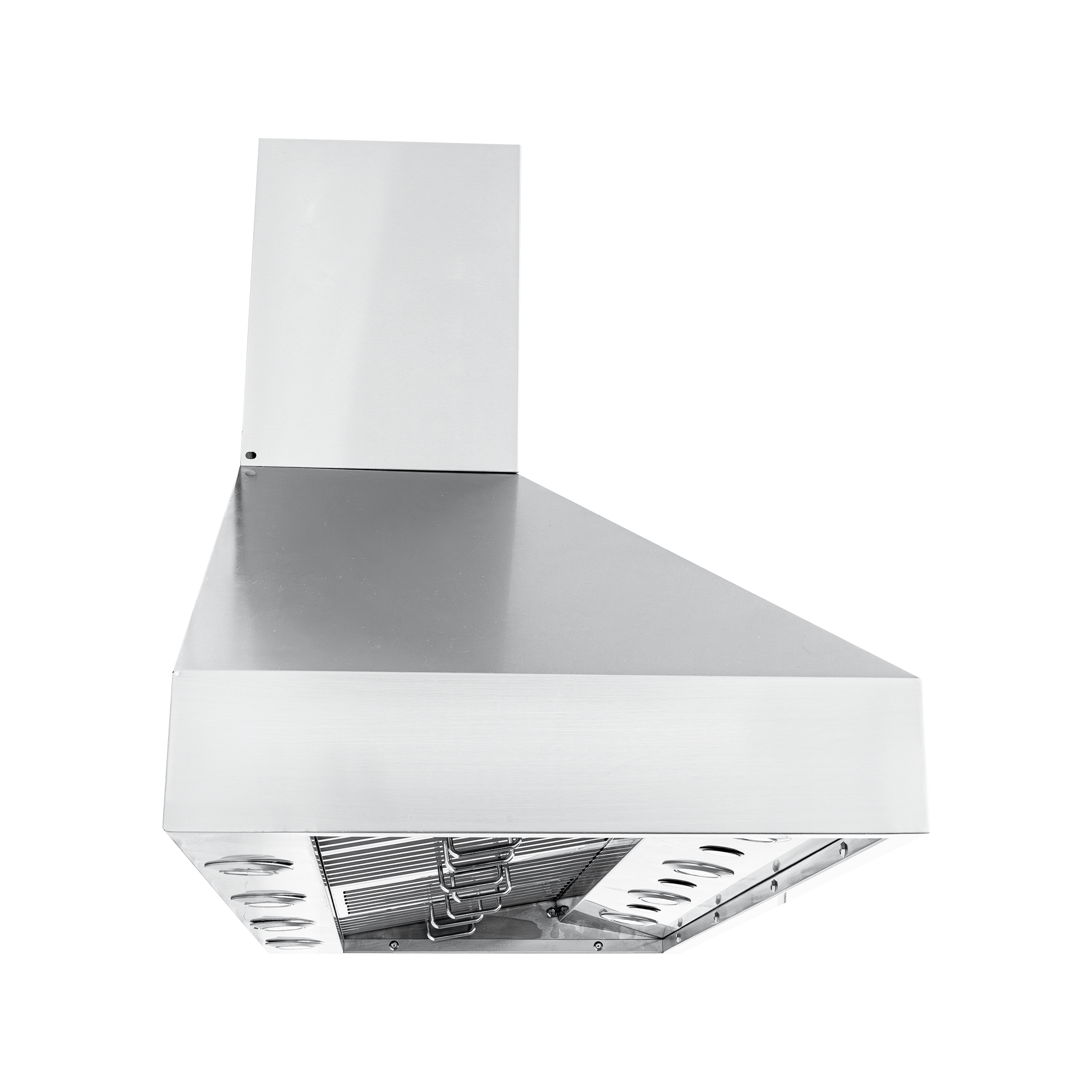 Proline PLJW 104 Wall-Mounted Range Hood, stainless steel, dual blowers, filters, ProlineRangeHoods.com.