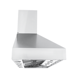 Proline PLJW 104 Wall-Mounted Range Hood, stainless steel, dual blowers, filters, ProlineRangeHoods.com.