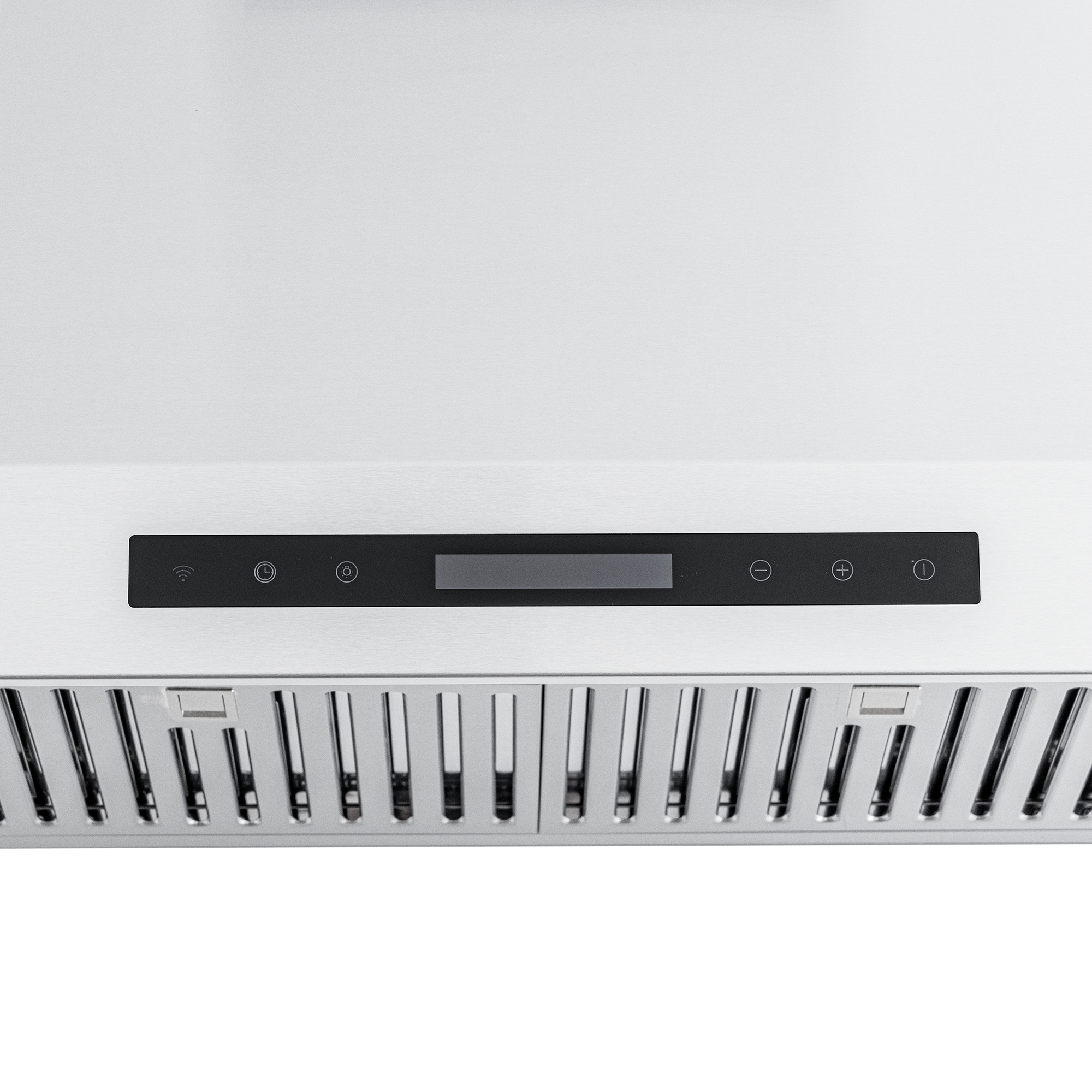 The Proline PLSW ProS Wall Mount Range Hood from ProlineRangeHoods.com offers 550/1200 CFM and sleek controls.