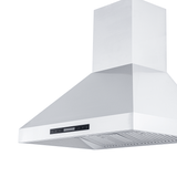 The PLSW ProS Wall Mount Range Hood by ProlineRangeHoods.com features a sleek 2025 design & up to 1200 CFM airflow.