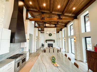 Customer kitchen with the Insert Range Hood, Variable CFM, Stainless Steel Finish| Proline ProVL