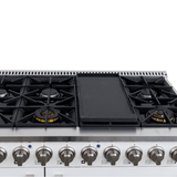 Proline PLSR 48" Gas Range - Glossy White - View 5