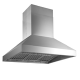 The ProlineRangeHoods.com BBQ Island Range Hood, 2000 CFM, boasts thick 304 stainless steel and modern design.