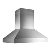 The ProlineRangeHoods.com BBQ Island Hood features a 2000 CFM motor and sleek 304 steel for indoor/outdoor use.
