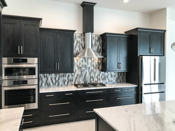 Wall Mounted Range Hood, Ducted, 600 CFM, Stainless Steel Finish, Black Finish | Proline Vector secondary image