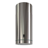 The Proline PLSI 570 Island Range Hood from ProlineRangeHoods.com features a sleek design, digital display, and 550 CFM.