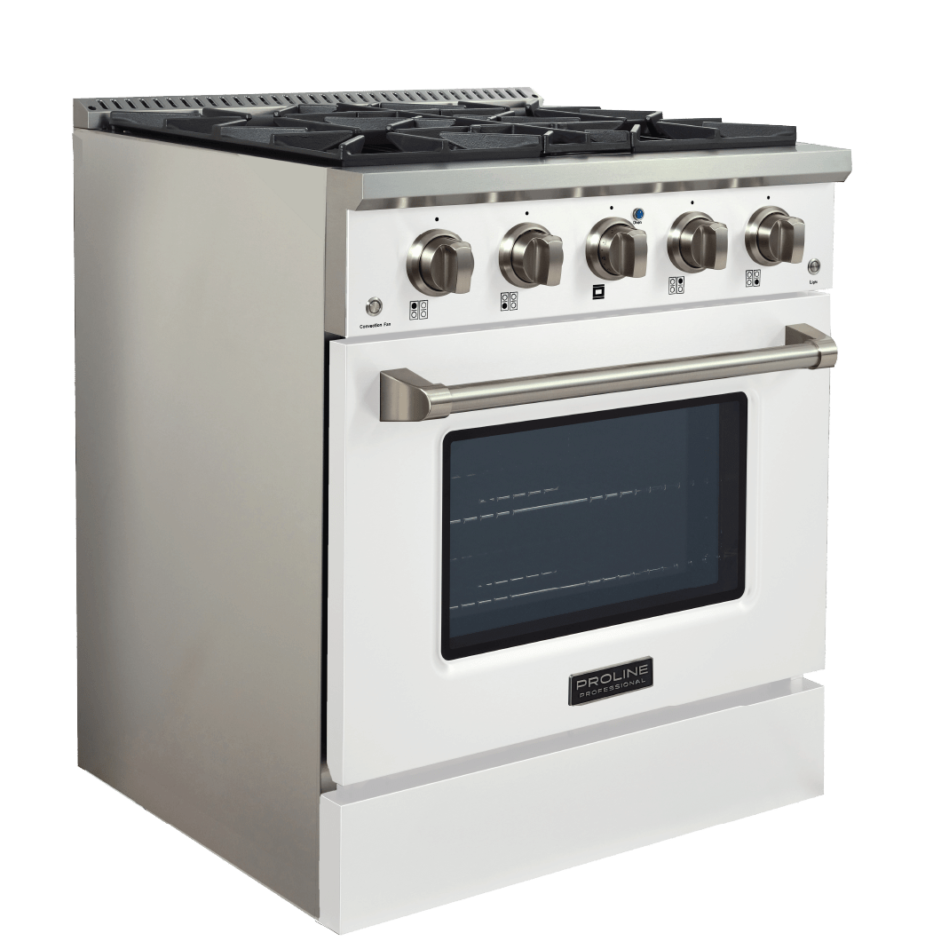 Check out ProlineRangeHoods.com: Proline Range Hoods' Dual Fuel Kitchen Range, with 5 high-output burners & a spacious oven.