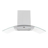 The Proline PLFI 544 Island Range Hood features stainless steel, 600 CFM airflow—see more at ProlineRangeHoods.com.