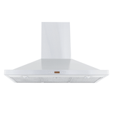 Proline PLFW 520 Range Hood: stainless or matte black, digital controls, mesh filters, 600/1200 CFM—ProlineRangeHoods.com.