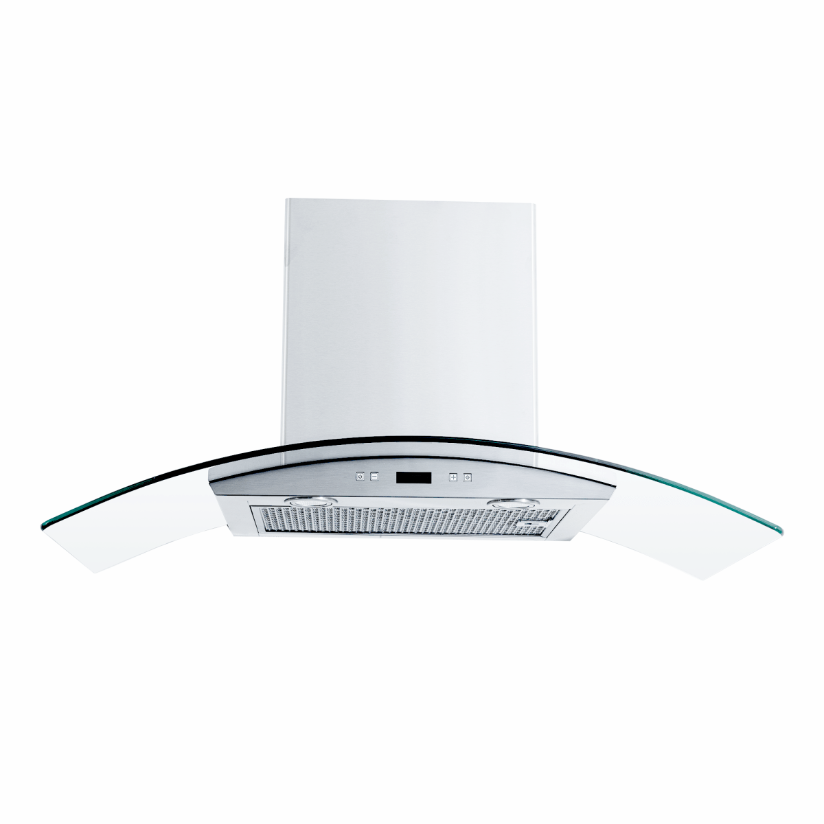 The Proline PLFW 544 wall hood from ProlineRangeHoods.com: sleek steel, quiet, 600 CFM, ductless option.