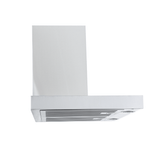 Proline PLFW 750 Wall-Mount Range Hood, stainless steel, 900/1100 CFM, seen from below. ProlineRangeHoods.com.