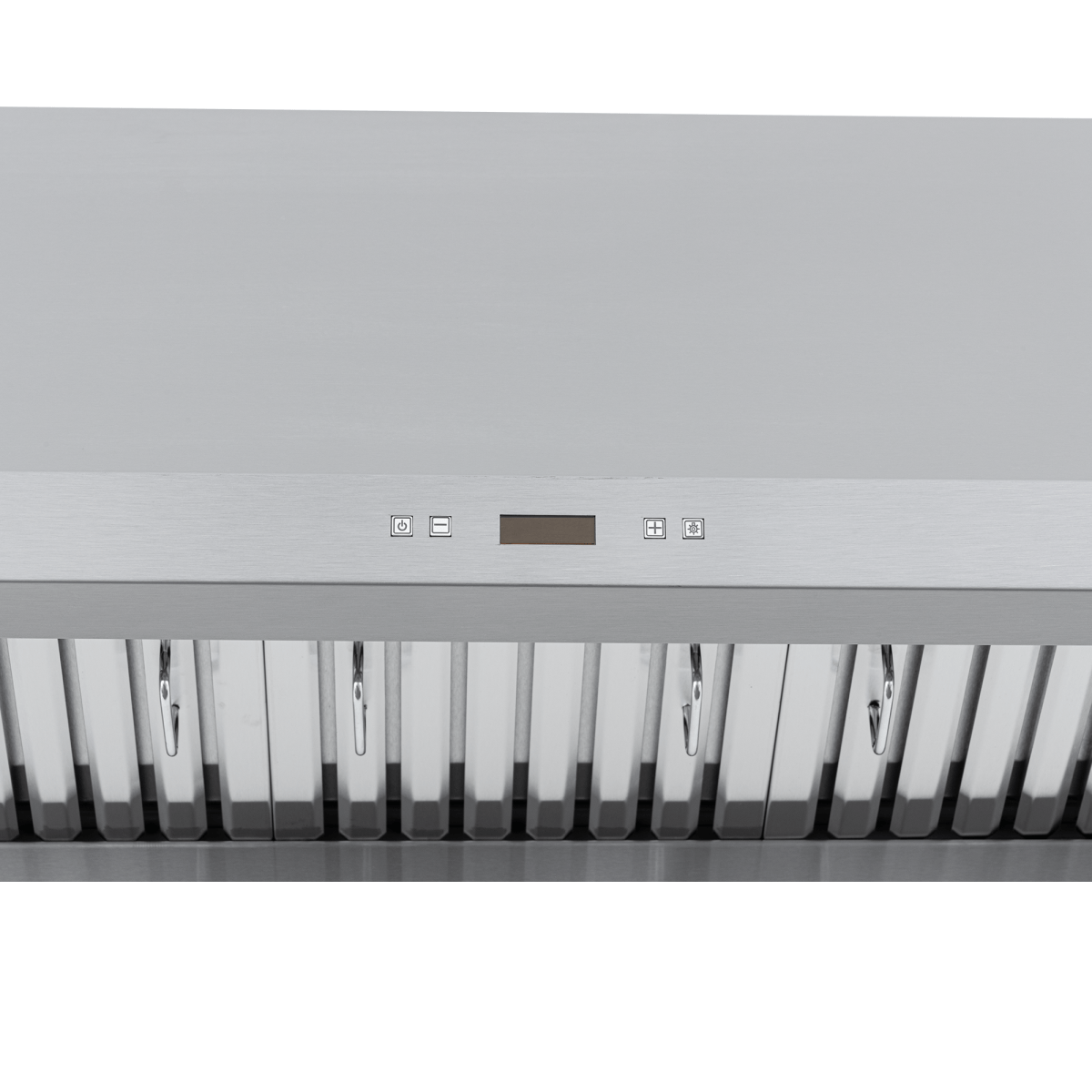 Proline PLFW 832 under-cabinet range hood: stainless steel, 1000/2000 CFM, ductless option. ProlineRangeHoods.com.