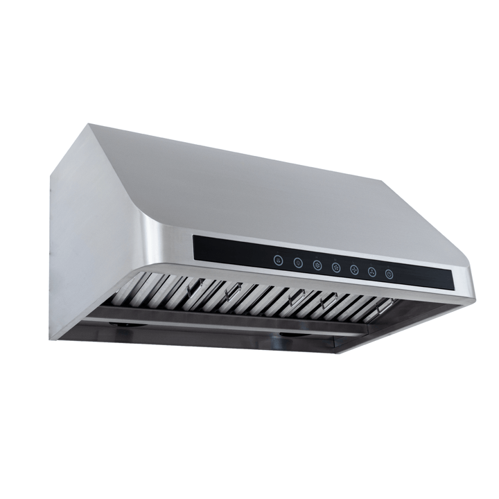 Proline PLJW 101 - Ducted Under-Cabinet Range Hood, 1000/2000 CFM | Stainless Steel Finish