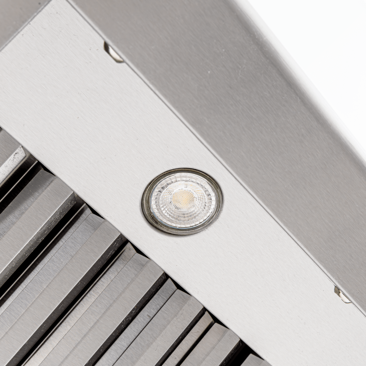 Proline PLJW 108 Under Cabinet Range Hood: LED light, metal filters, stainless steel, 1000/2000 CFM. ProlineRangeHoods.com.