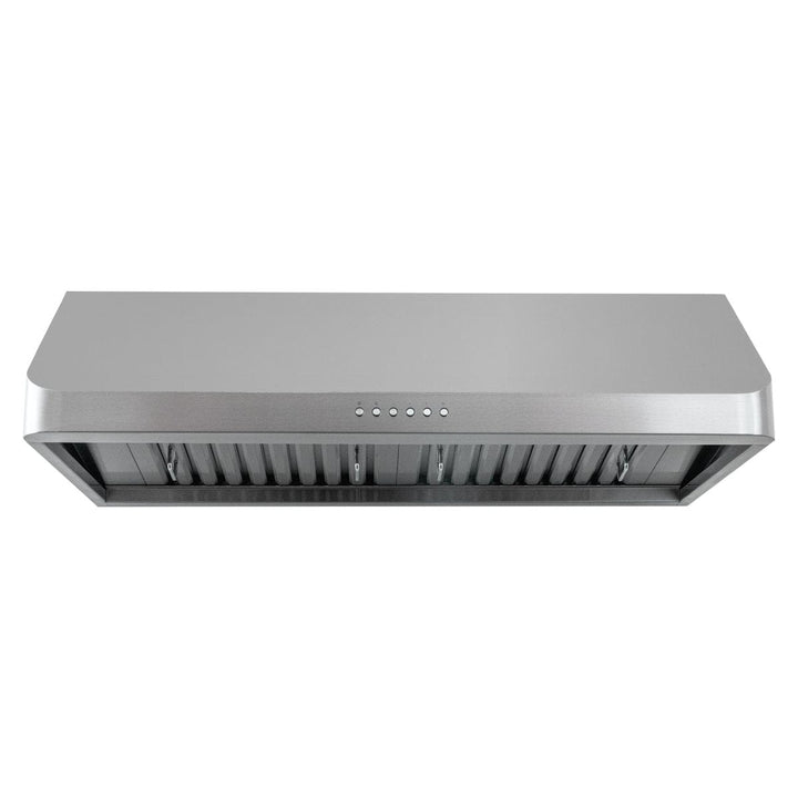 Proline PLJW 121 - Under-Cabinet Range Hood, 900 CFM | Convertible to Ductless, Stainless Steel Finish
