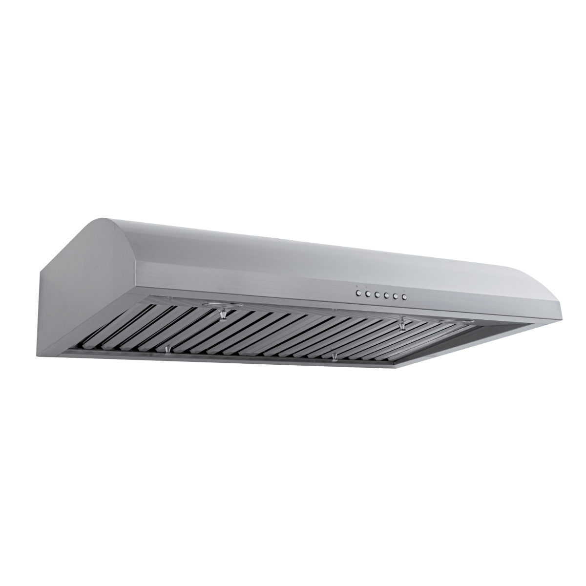 Proline PLJW 133 under-cabinet range hood has stainless steel, controls, metal filters, 900 CFM. ProlineRangeHoods.com.