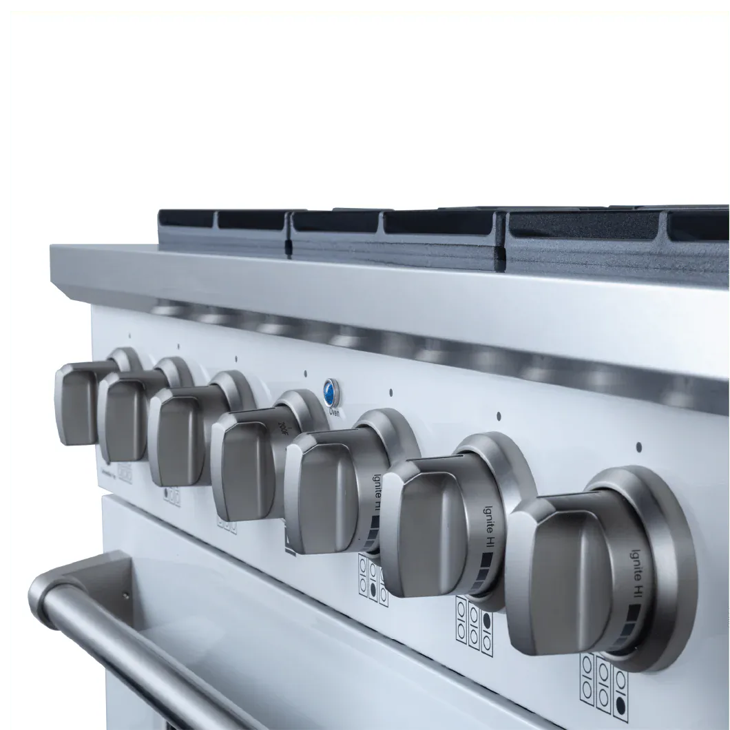 Proline Range Hoods Home & Garden > Kitchen & Dining > Kitchen Appliances > Ranges Proline PLSR 30, 36, and 48" Gas Range - 15,000 BTUs Available in Stainless Steel, Matte Black, Gloss White options