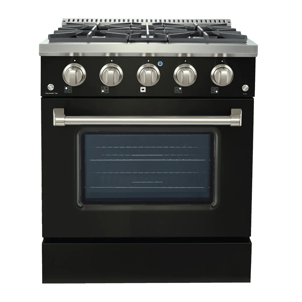 Proline Range Hoods Home & Garden > Kitchen & Dining > Kitchen Appliances > Ranges 30 inches wide / Matte Black Proline PLSR 30, 36, and 48" Gas Range - 15,000 BTUs Available in Stainless Steel, Matte Black, Gloss White options