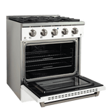 Proline PLSR 30, 36, and 48" Gas Range - 15,000 BTUs Available in Stainless Steel, Matte Black, Gloss White options - Proline Range HoodsHome & Garden > Kitchen & Dining > Kitchen Appliances > RangesPLSR 30GG WHITE