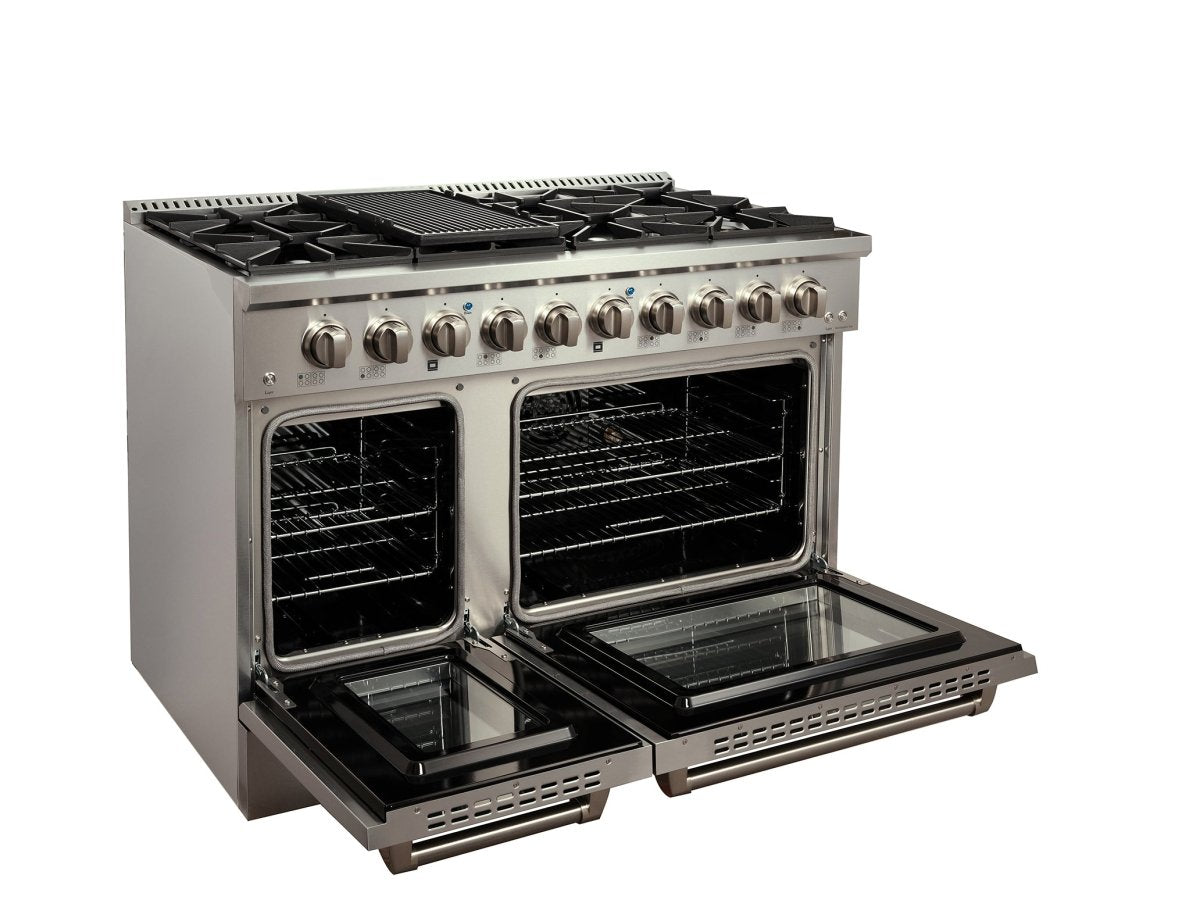 Experience culinary excellence with the Proline PLSR Gas Range by ProlineRangeHoods.com, available in stylish finishes.